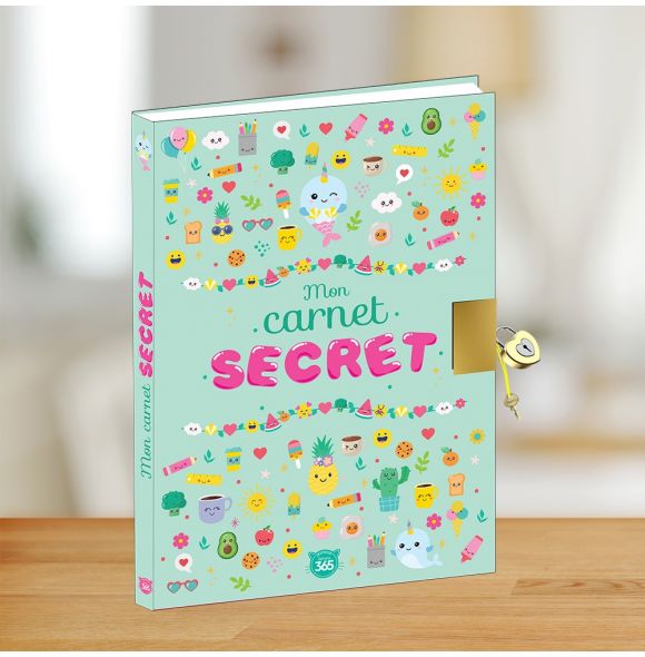 Mon Carnet Secret Kawai - Journal Intime Avec Cadenas À Compléter