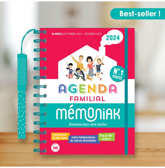 Mini agenda familial 2023-2024 (Grand format - Broché 2023), de