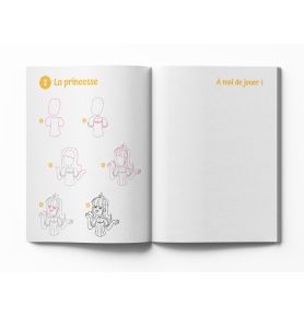 Mes 300 modèles à dessiner en pas à pas - Mondes féériques