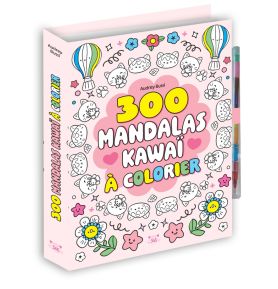  300 mandalas kawaï à colorier