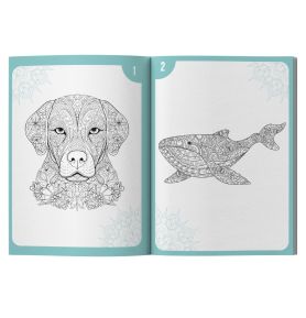 300 Mandalas - Animaux à colorier
