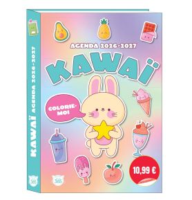 Agenda scolaire Kawaï Colorie-moi 2026-2027