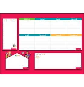 Mémostik by Mémoniak - 4 outils stickers électrostatiques pour organiser le quotidien 