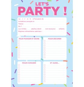 Let’s party ! 52 check-lists pour organiser des fêtes géniales