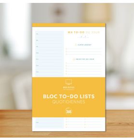 Bloc de to-do lists quotidiennes
