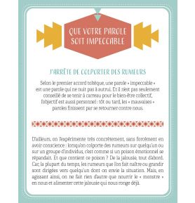 Les principes toltèques – 52 cartes pour vivre en harmonie avec vous-même et en paix avec les autres