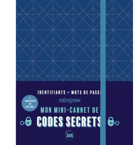 Mon mini-carnet de codes secrets Mémoniak