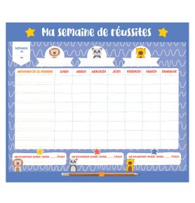 Tableau de réussites hebdomadaires Mémoniak