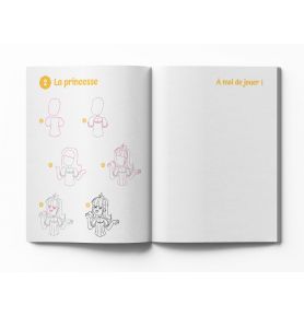 Mes 300 modèles à dessiner en pas à pas - Mondes féériques