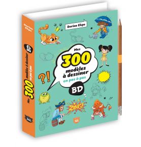 Mes 300 modèles à dessiner en pas à pas - BD