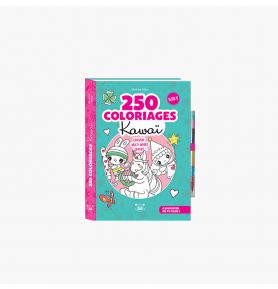 250 coloriages kawaï 