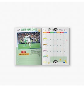 Agenda scolaire 2025-2026 Foot