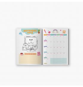 Agenda scolaire 2025-2026 Kawaï Colorie-moi