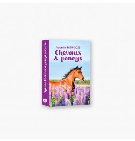 Agenda scolaire 2025-2026 Chevaux & poneys