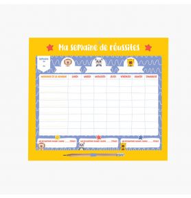 Tableau de réussites hebdomadaires - nouvelle édition