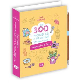 Mes 300 modèles à dessiner en pas à pas - Adorables & Cosy