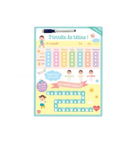 Tableau effaçable - J'arrête la tétine ! 