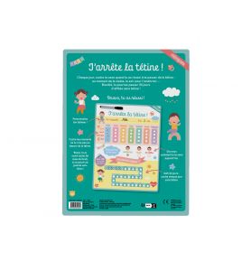 Tableau effaçable - J'arrête la tétine ! 