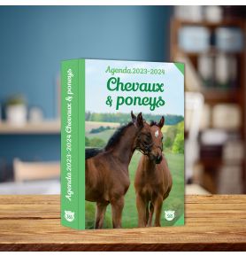 Mon agenda scolaire chevaux et poneys 2023-2024