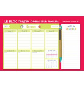 Organiseur familial 2024 - Mémoniak - planner, Cultura- Accessoires  Organisation familiale