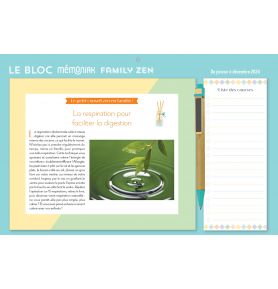 Mini frigobloc hebdomadaire une année zen (édition 2024)