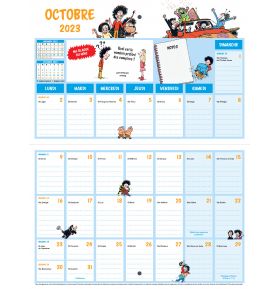 Mini-organiseur scolaire primaire Anatole Latuile 2023-2024, organisation enfants