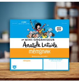 Mini-organiseur scolaire primaire Anatole Latuile 2023-2024, organisation enfants