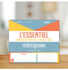 MINI-ORGANISEUR FAMILIAL MEMONIAK 2024 - CALENDRIER - Librairie La