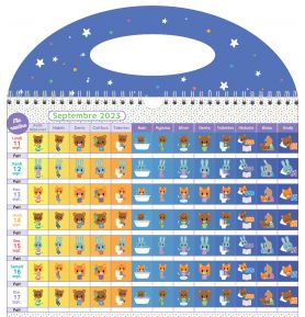 Tableau de récompenses hebdomadaires Mémoniak, max 3 enfants à emporter  partout sept. 2022-août 2023 - Collectif - Achat Livre