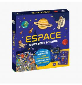 Coffret puzzle documentaire - Espace & Système solaire