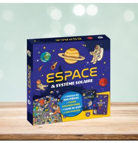 Coffret puzzle documentaire - Espace & Système solaire