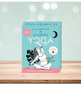 52 cartes yoga - 52 postures illustrées de yoga