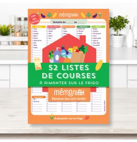 52 listes de courses à aimanter sur le frigo de Editions 365 - Livre -  Decitre