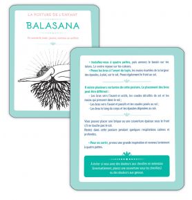 52 cartes yoga - 52 postures illustrées de yoga