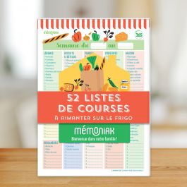 52 listes de courses à aimanter sur le frigo de Editions 365 - Livre -  Decitre